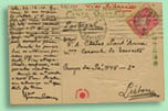 Bilhete postal de Wenceslau de Morais a F. A. Chedas Sant'Anna, 24 Dez. 1910 BNP Esp. N6/101