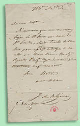 Carta de Joaquim António de Aguiar a Silveira da Mota, [18--] BNP Esp. N39/8