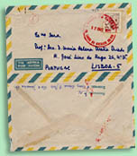 Envelope de carta de Marcelo Caetano a Helena Ureña Prieto, 1977 BNP Esp. N59/cx. 1