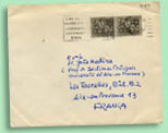 Envelope de carta de Alberto Ferreira a João Medina, 1972 BNP Esp. N64/cx. 1