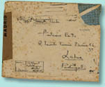 Envelope de carta endereada a A. Botto por J. Villaret, 1944 BNP Esp. E12/829