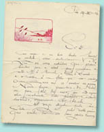 Carta de Carolina Michaëlis a Ricardo Jorge, 27 Jun. 1916 BNP Esp. E18/cx. 1