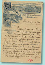 Carta de Ramalho Ortigão a sua mulher Emília, 30 Jul. 1900 BNP Esp. E19/457