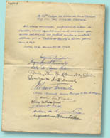Abaixo-assinado de solidariedade dos colegas do Liceu de Camões, 1945 BNP Esp. E27/cx. 1
