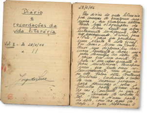 Dirio e recordaes da vida literria. Jorge de Sena, 1946 BNP Esp. E57/cx. 19