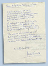 Poema-Autgrafo para Otelo Saraiva de Carvalho, Drdio Guimares, 1990 BNP Esp. D10/cx. 1